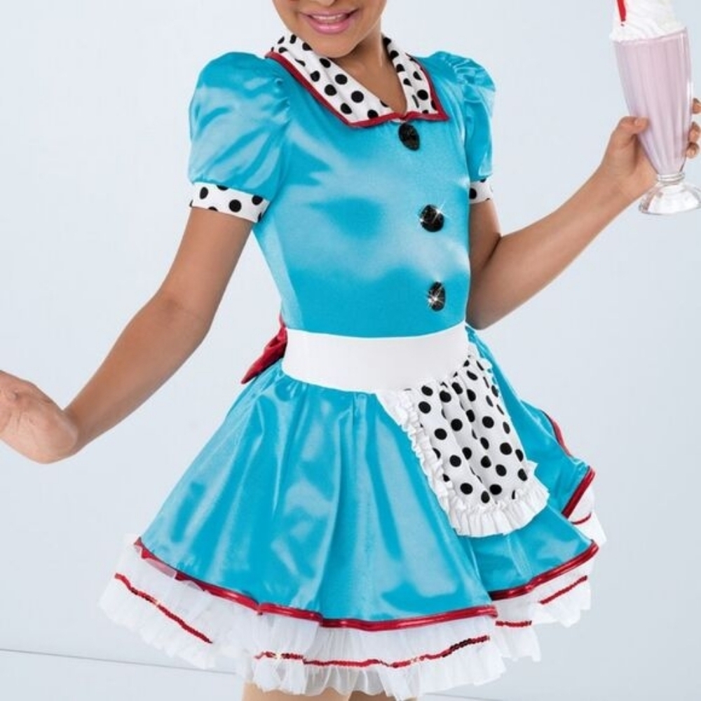 Weissman Showtime 9631 Banana Split for My Baby Diner Waitress Dance Dress MC